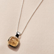 Two tone Citrine necklace