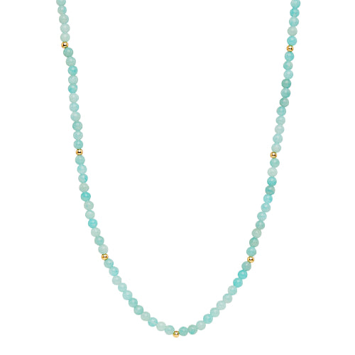 Azzurro Amazonite Bead Necklace