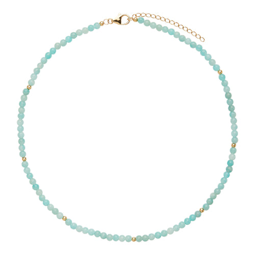 Azzurro Amazonite Bead Necklace