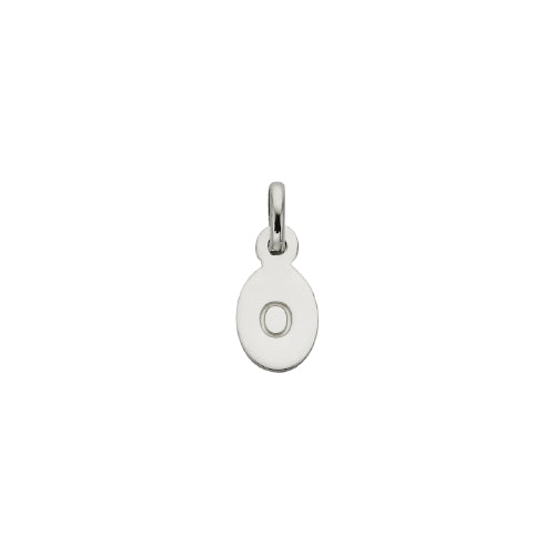 Sterling silver O initial