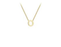 9ct gold inital necklace