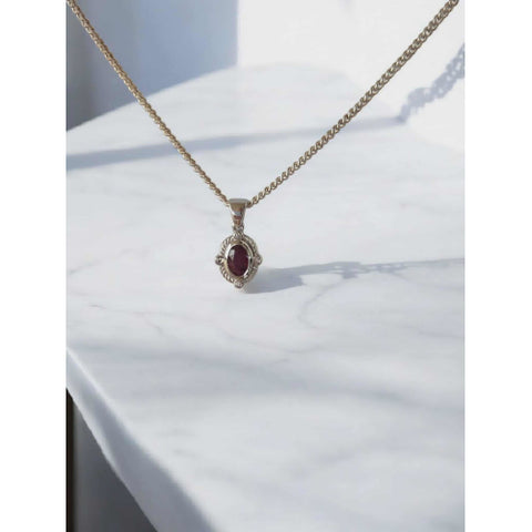 Ruby & Diamond pendant