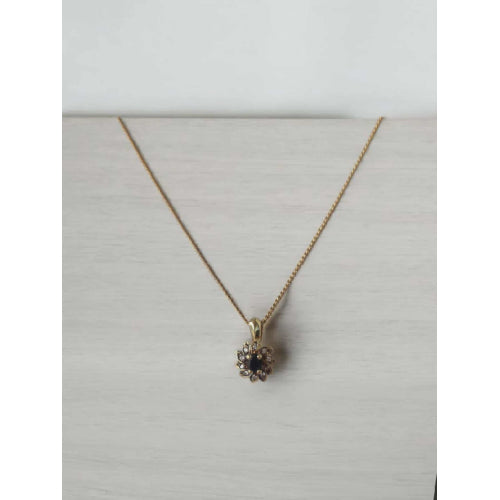 Sapphire & Diamond pendant