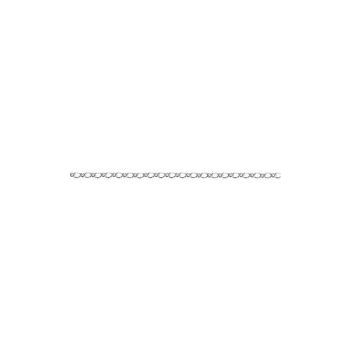 SS Oval Figaro Anklet