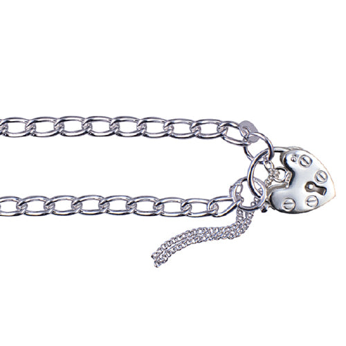 Silver Oval Belcher bracelet