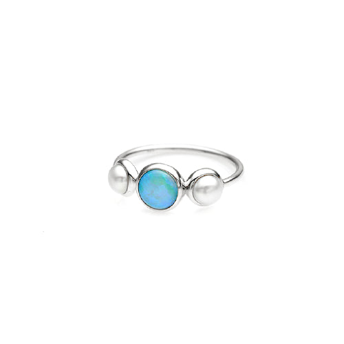 Sterling silver Opal ring