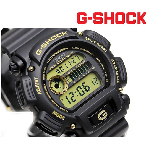 G Shock Black Gold Resin Band