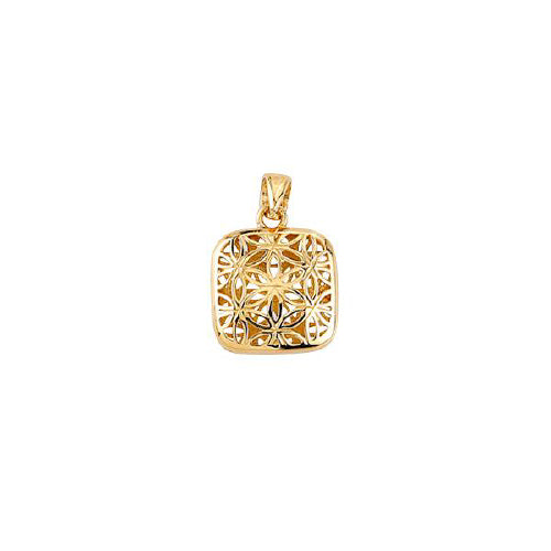 9ct filligree pendant