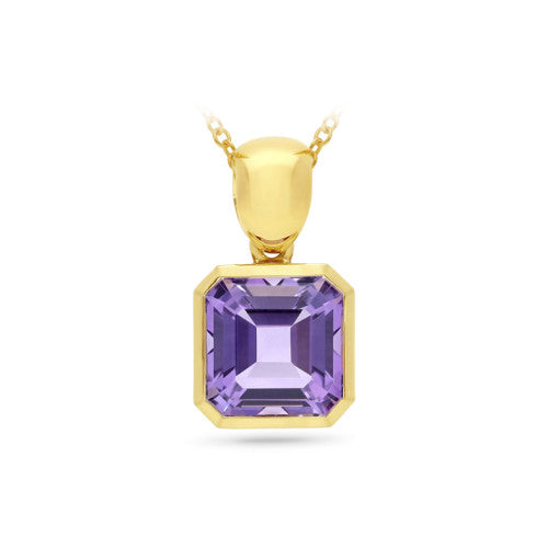 9ct Amethyst pendant