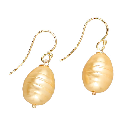 Butter Pearl Drop Earring