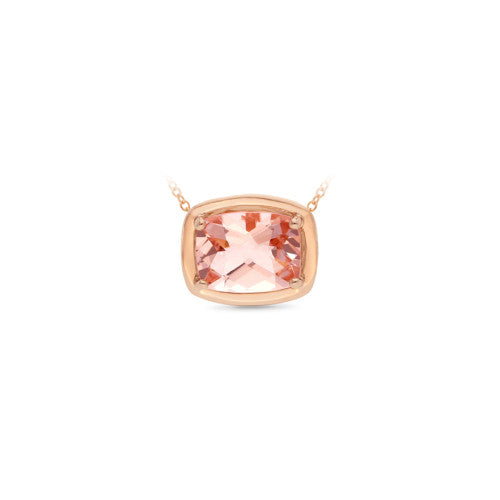 9ct Morganite pendant