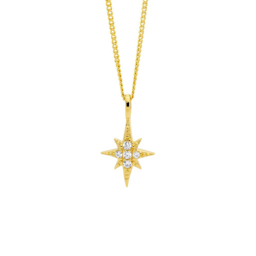 Sterling silver star pendant