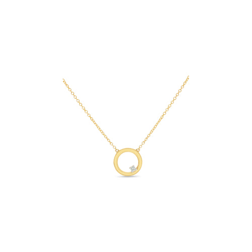 9ct Lab Diamond Pendant