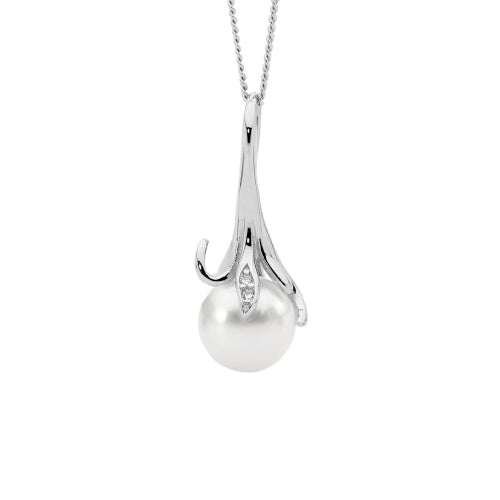 Ellani Sterling Silver Freshwater Pearl