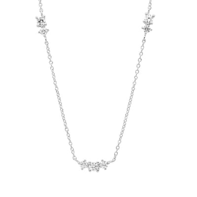 Silver & CZ necklace