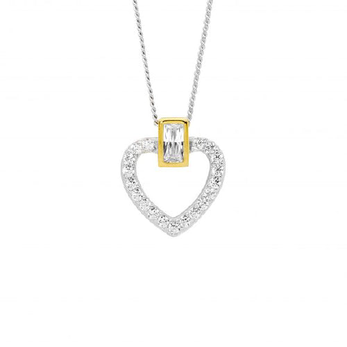 Gold plated CZ necklace