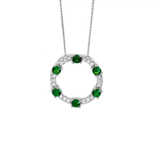 Circle Pendant And Chain