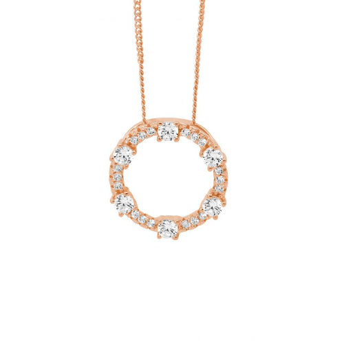 Circle Pendant And Chain
