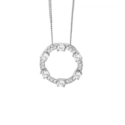 Circle Pendant And Chain