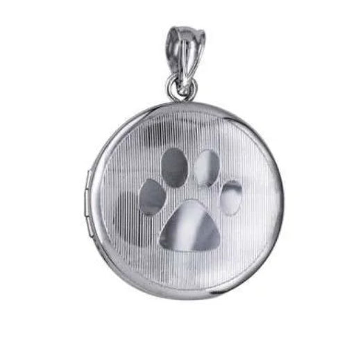 Sterling silver Paw locket