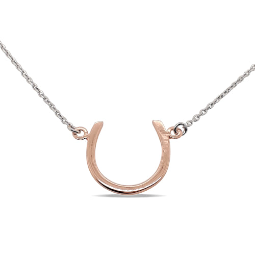 Sterling Silver horseshoe pendant.