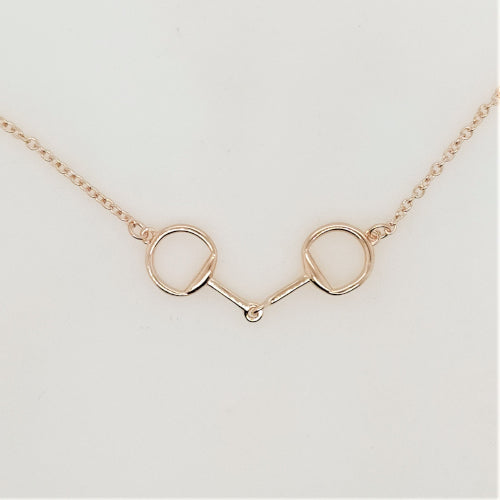 Sterling Silver Snaffle necklace. Silver