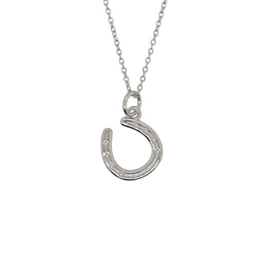 Sterling silver horseshoe necklace