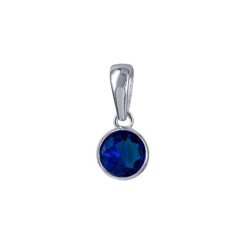 Sterling silver birthstone pendnant