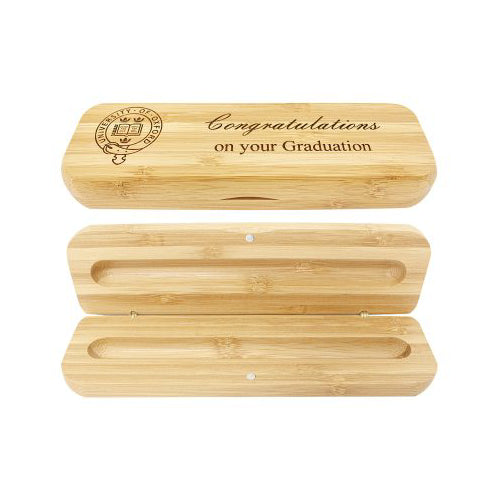 Bamboo engraved pen box