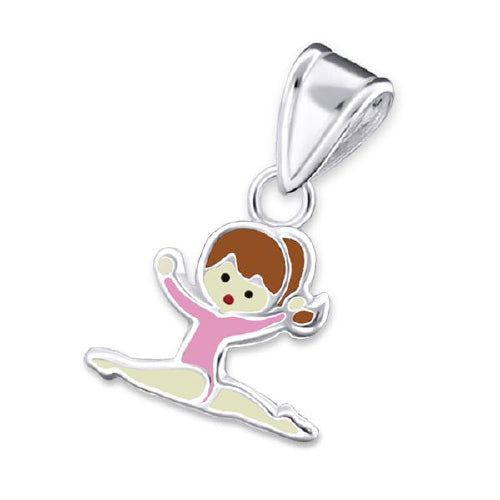 Sterling Silver girls ballet necklace.