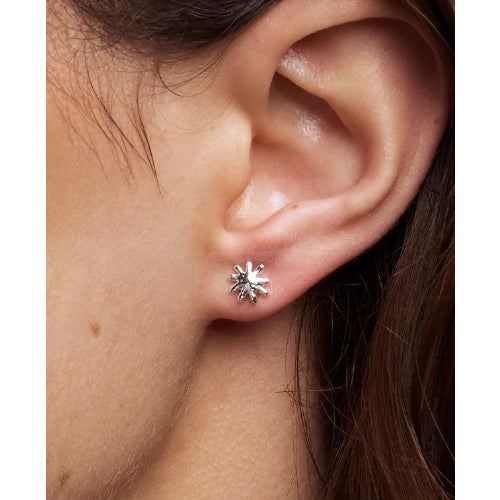 Petite Sun Silver Earring