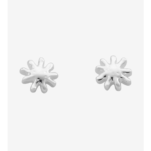 Petite Sun Silver Earring
