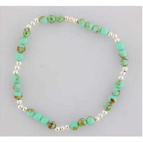 Turquoise Howlite bracelet