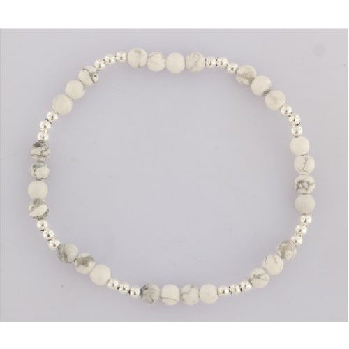 White Howlite bracelet