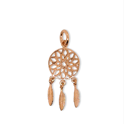 Sterling silver dreamcatcher pendant
