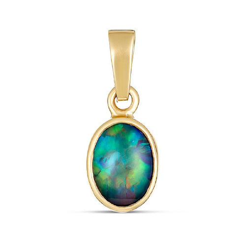 9ct Gold Opal Pendant