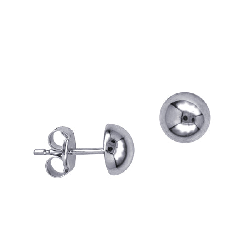 sterling silver 16mm dome stud