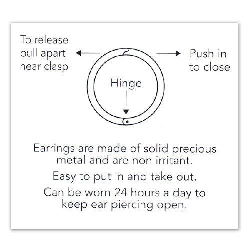 Sterling silver sleepers