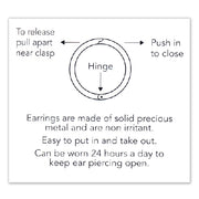 Sterling silver sleepers