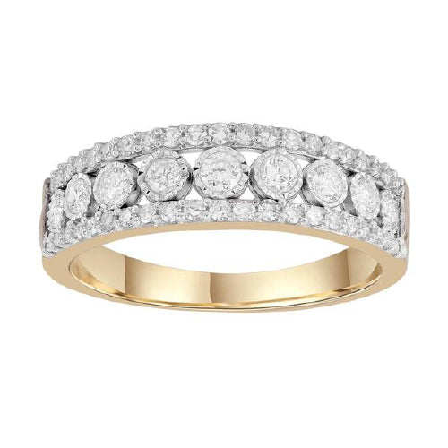9ct gold Diamond ring