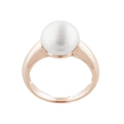 Sterling silver pearl ring