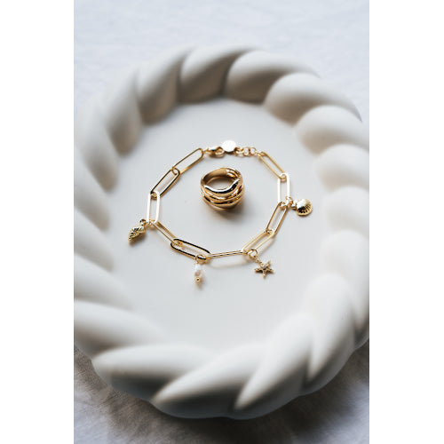 Louella gold ring