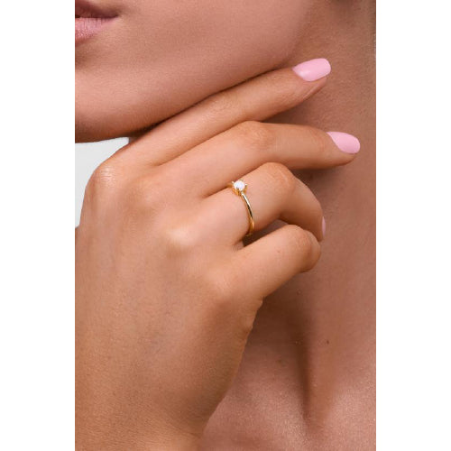 Emery Gold Opal Ring