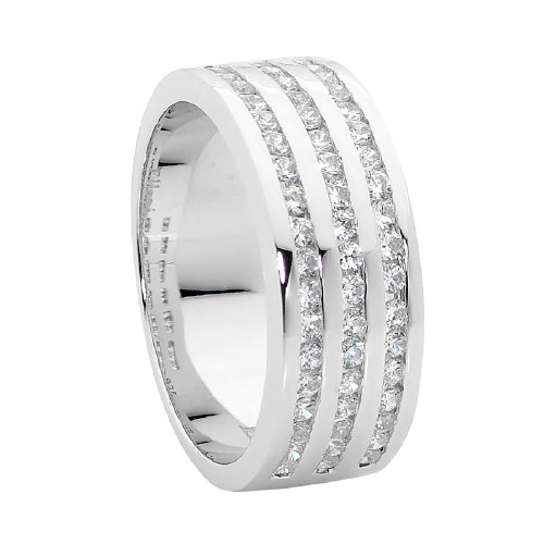 Sterling silver CZ ring