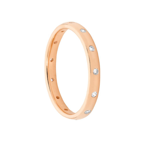 Sterling silver CZ ring