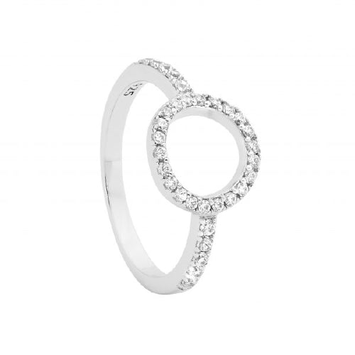 Sterling silver cz ring