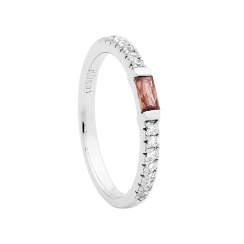 Rhodalite Cz ring