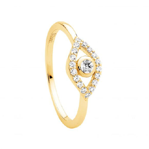 Evil eye ring