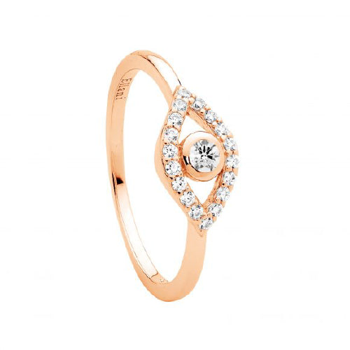Evil eye ring