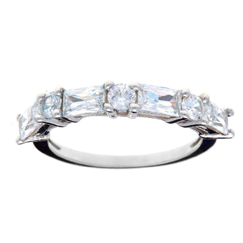 Sterling silver CZ ring